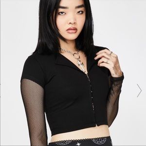 Dollskill X The Craft Fishnet Top